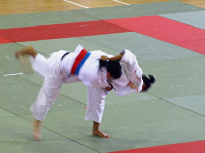 Natasha - dispatching her opponent with an inner thigh throw